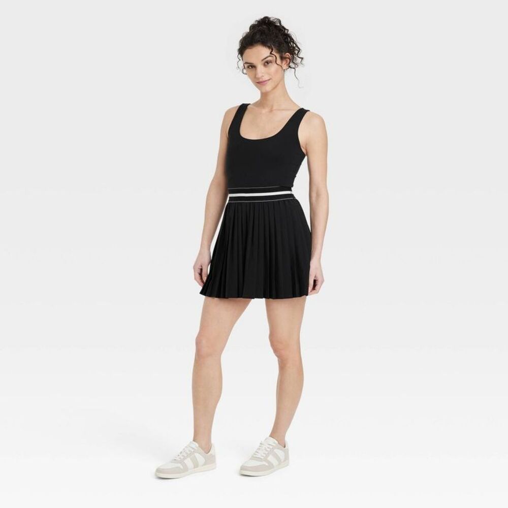 Women's Pleated Active Dress - All In Motion Black L